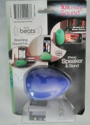 #ad BRAND NEW in Package Egg Beats Mini  Speaker and Stand for iPhone 4 4S amp; 5 $12.95