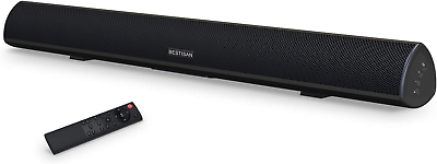 #ad 80 Watt Soundbar Sound Bars for TV of Home Theater System Bluetooth 5.0 34 In $110.99