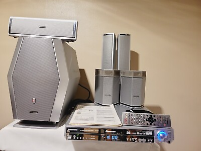#ad Panasonic SA HT920 5 Disc CD DVD 5.1 Home Theater Sound System Tested $425.95