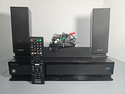 #ad Sony Blu Ray BDV E770W Remote 3 Speakers Wires Works Bundle Home Theater System $124.95