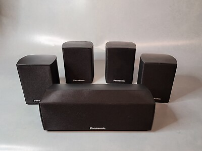 #ad Panasonic Surround Sound Speaker System SB HC200 amp; SB HS470 Set Of 5 $39.99