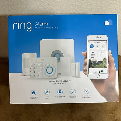 #ad RING ALARM Wireless Home Security Kit 1st Generation 4K11S7 0EN0 2532 $59.99