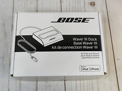#ad BOSE Wave III Dock Base Wave III 351020 0020 For iPod and iPhone $29.95