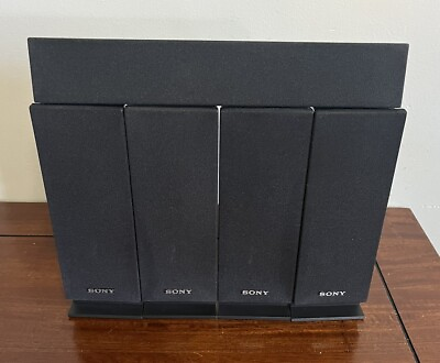#ad 5x Sony Surround Sound Speaker System Set SS CTB101 amp; SS TSB101 With 5 OEM Wires $59.99