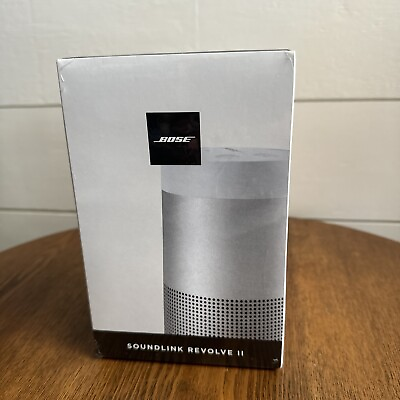 #ad Bose SoundLink Revolve II Bluetooth Speaker Silver NEW SEALED BOX $199.99