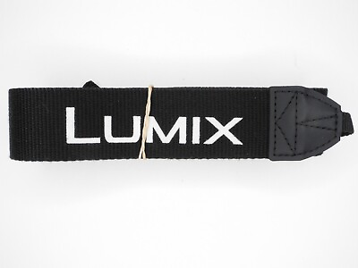 #ad Panasonic 1 5 16quot; Black White Lumix Camera Neck Strap $8.99