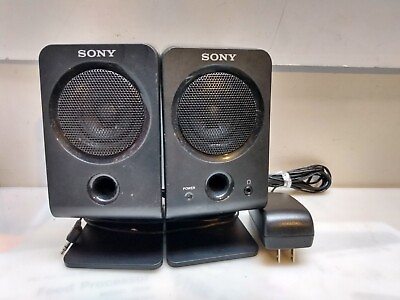 #ad SONY Powered Active Speaker System Computer Gaming Multimedia SRS A3 $49.99