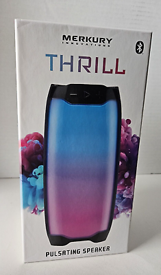 #ad Bluetooth Speaker Merkury Innovations Thrill Color Changing Lights Rechargeable $25.00