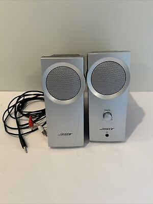 #ad Bose 035734 Companion 2 Multimedia Speaker Silver 2 Speakers No Power Cord $24.99
