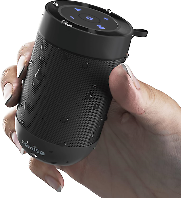 #ad comiso Portable Bluetooth Speaker Waterproof Small Wireless Shower Speaker IPX $18.14