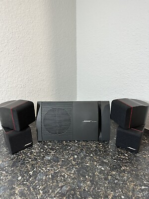 #ad #ad Bose V 100 Home Theater Surround Sound Audio Video Speaker With Pair Speakers $99.50