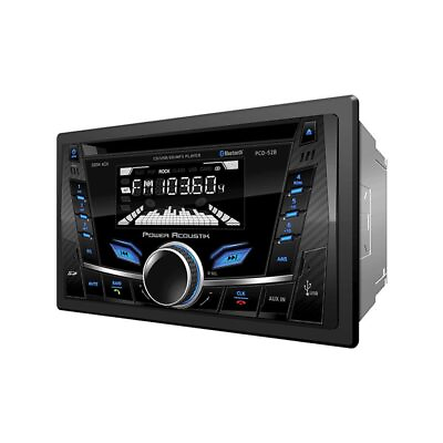 #ad POWER ACOUSTIK PCD 52B DOUBLE DIN CD MP3 BLUETOOTH SOURCE STEREO UNIT RECEIVER $75.99