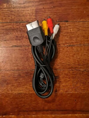 #ad New Replacement Original Xbox TV Hook Up AV Cable COMBINED SHIPPING $4.49