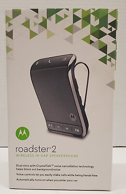 #ad Motorola Roadster 2 TZ710 Portable Wireless Bluetooth In Car Speakerphone C $49.99