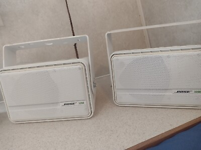 #ad Pair Of Bose Indoor Outdoor Speakers 32SE Tested Works Great $86.00