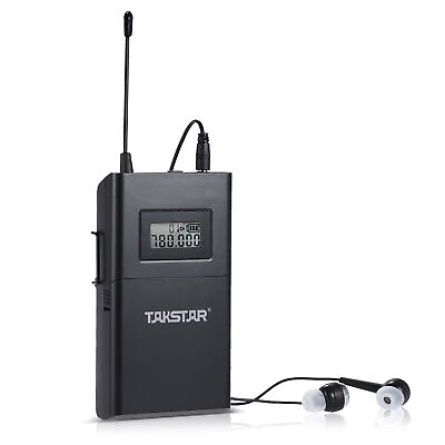 #ad Takstar WPM 200R UHF Wireless in Ear Monitor System LCD Receiver 6 Channels B7P7 $26.99
