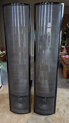 #ad Martin logan Montis Electrostatic speakers high gloss black. $4300.00