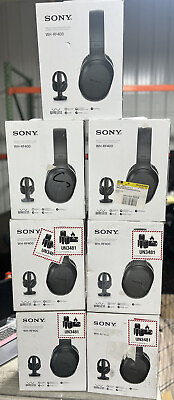 #ad 7X SONY WH RF400 Wireless Home Theater Headphones Black Used And Open Box Mix $119.00