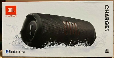 #ad JBL Charge 5 Portable Wireless Bluetooth Speaker Black *CHARGE5BLK $124.95