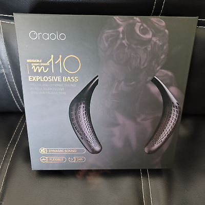 #ad New Neckband Bluetooth Speakers Oraolo Wireless Wearable Speaker True 3D Stereo $49.99