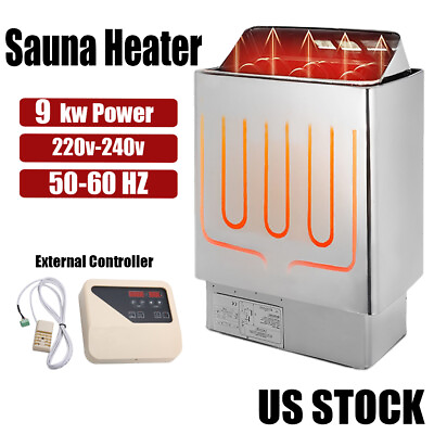 #ad 9KW Bath Steam Oven External Control Heating Furnace Sauna Stove for Shower $399.99