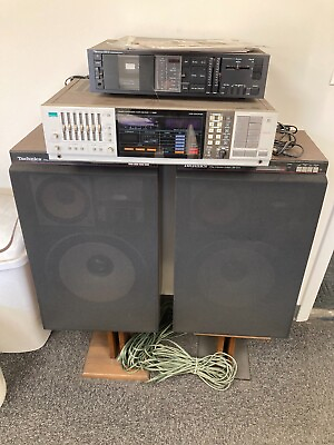 #ad Vintage stereo system with speakers $500.00