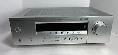 #ad Yamaha HTR 5930 5.1 Channel Natural Surround AV Receiver Silver XM Pro Logic II $69.95