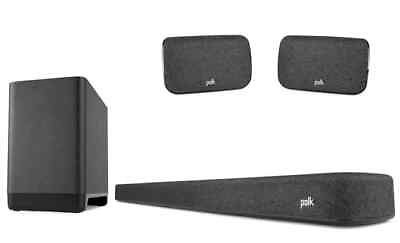 #ad Polk Audio React Sound Bar amp; Wireless Subwoofer amp; SR2 WiFi Surrounds Bluetooth $2499.00