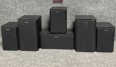 #ad Sony Center Speaker SS CNP69 With 5 Surround Sound Speakers In Black Color $150.02
