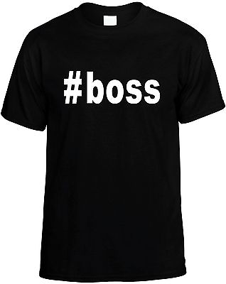 #ad #boss hashtag BOSS T Shirt Mens Unisex Novelty Cool Tee Shirt $10.95