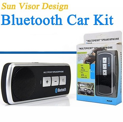 #ad Bluetooth Car Speakerphone Kit for iPhone 4 4S 5 Connectivity Hand Free $21.88