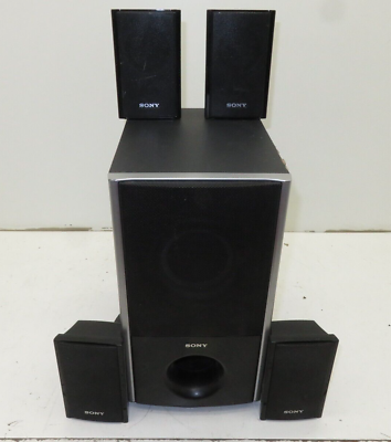 #ad Sony Set of 5 SS WS82 Passive Subwoofer amp; SS SRP36S SS MSP36S Satellite Speakers $72.99
