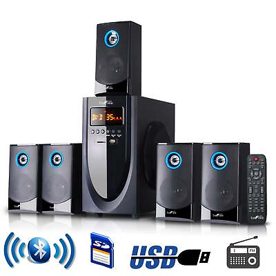 #ad beFree Sound 5.1 Channel Surround Sound Bluetooth Speaker System $143.95