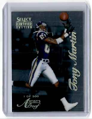#ad 1996 Select Certified Artist#x27;s Proof Tony Martin 500 San Diego Chargers #7 $2.99