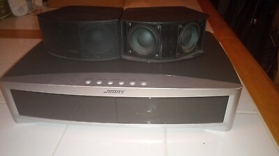 #ad Bose Media Center Model AV3 2 1II Console With a Pair Of Speakers No Cables v $53.35