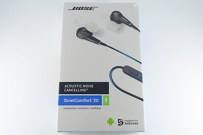#ad Bose QuietComfort 20 Headphones SAMSUNG amp; ANDROID Black QC20 NEW IN SEALED BOX $369.00