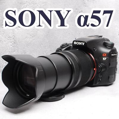 #ad SONY α57 digital SLR camera 18 200mm bifocal lens japan use from japan $599.00