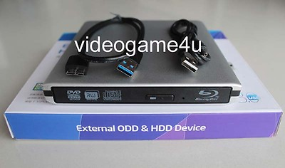 #ad USB 3.0 External Sony Optiarc BD 5750L 3D Blu Ray Burner Writer BD RE DVD Drive $74.98