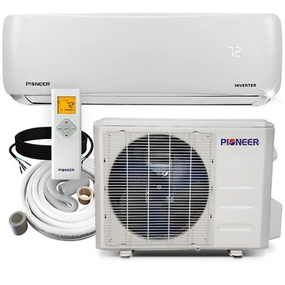 #ad Pioneer® 12000 BTU 21.5 SEER 115V Ductless Mini Split Inverter A C Heat Pump $1173.90