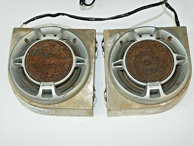 #ad Jeep Jensen Speaker Speakers Pair w Wires FREE SHIPPING $19.99