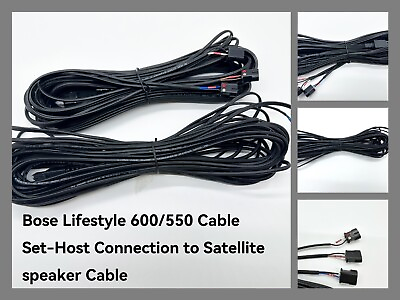 #ad Bose Lifestyle 600 550 Cable Set Host Connection to Satellite speaker Cable $69.99