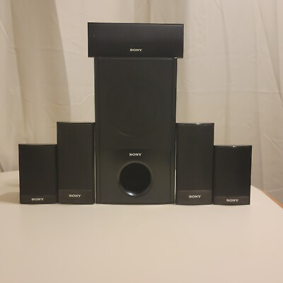 #ad Sony Surround Sound Speaker System Model SS CT91 SS TS92 SS TS94 2pcs SS WS95 $19.99