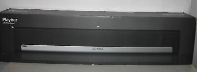 #ad Sonos Playbar Wireless Soundbar with Wall Mount Kit PBAR1US1BLK Black $479.93