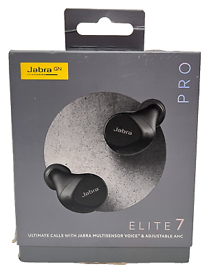 #ad Jabra Elite 7 Pro In Ear Bluetooth Active Noise Cancellation Headphones Black $79.99