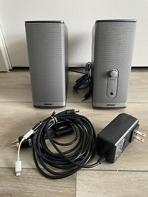 #ad Bose Companion 2 Series II Multimedia Computer Laptop Speakers Complete System $75.00