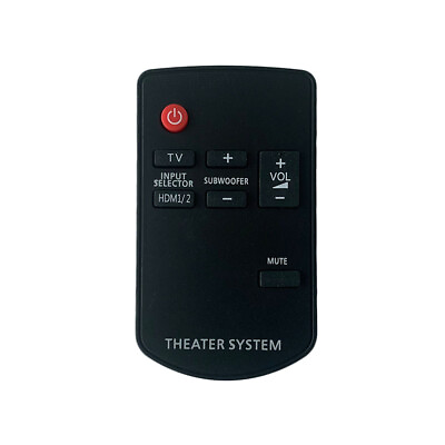 #ad Remote Control For Panasonic N2QAYC000046 TV Soundbar Home Theater Audio System $12.49