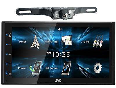 #ad JVC KW M150BT 6.8quot; Touchscreen Digital Media Receiver Rearview Cam XV 95BK $169.95