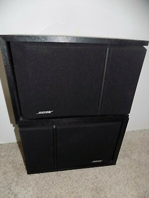 #ad Bose 201 Series III Direct Reflecting Speakers Home Stereo Black $75.00