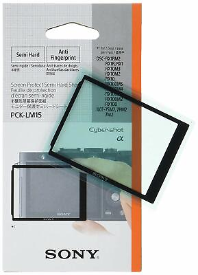 #ad Genuine SONY Screen Protect Semi hard Sheet PCK LM15 Cyber shot RX1 RX100 $27.92
