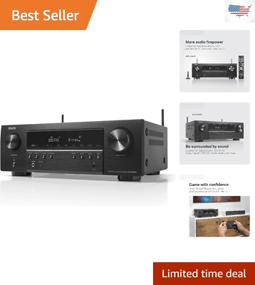 #ad AV Receiver 75 W Ch 8K Upscaling 3D Audio Dolby TrueHD DTS:HD Streaming $692.97